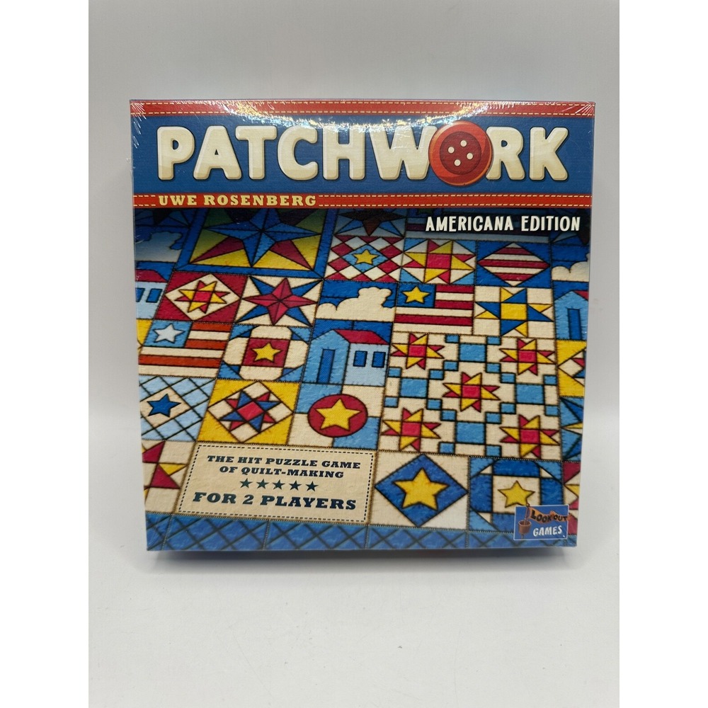 NEW Patchwork Americana Edition Uwe Rosenburg Puzzle Game of Quilt Making